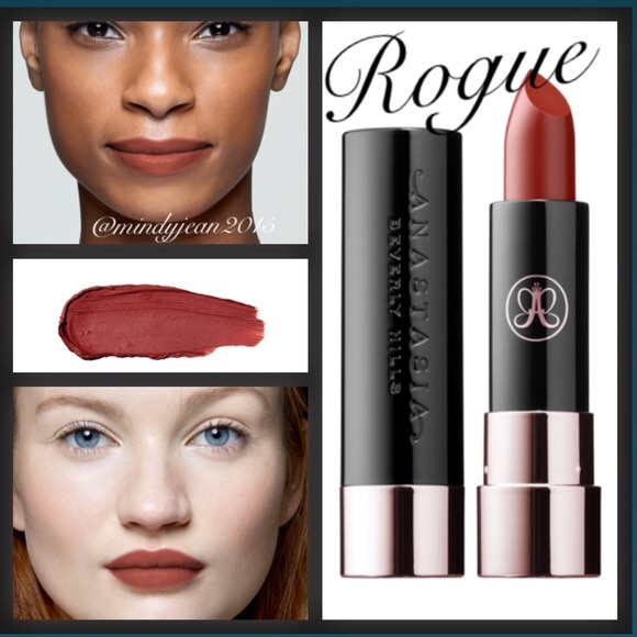💄Anastasia Beverly Hills Matte Lipstick Rogue Red - Picture 1 of 8